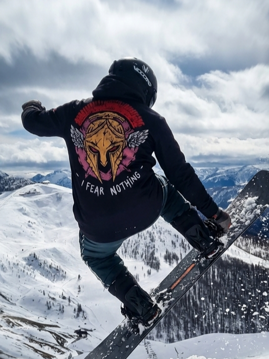 Snowboarder in Voltic Pro gear